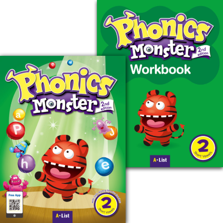 [A*List] Phonics Monster 2 Set (S/B+W/B) (2nd Edition)