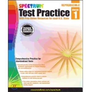 Spectrum Test Practice, Grade 1 With Free Online Resources for each U.S. State