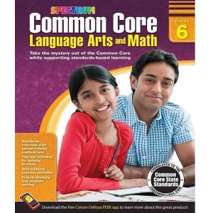 [Spectrum] Common Core Math and Language Arts, Grade 6