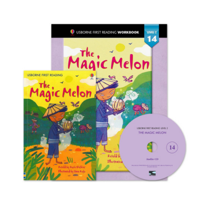 Usborn First Reading 2-14 / The Magic Melon (Book+CD+Workbook)