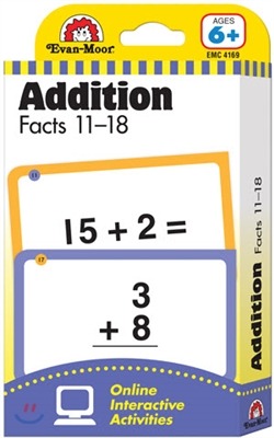Flash Cards: Addition Facts 11 To 18