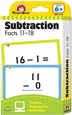 Flash Cards: Subtraction Facts 11 To 18