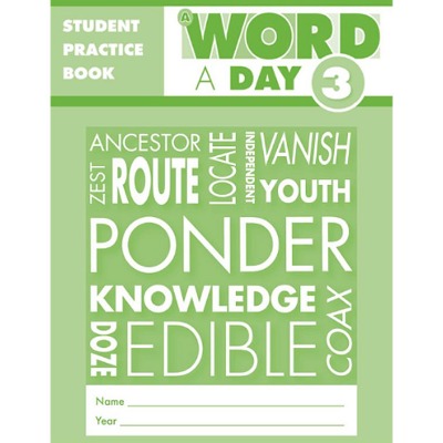 A Word A Day Grade 3 Student Practice Book