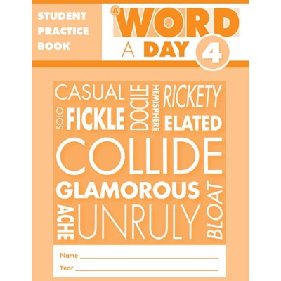 A Word A Day Grade 4 Student Practice Book