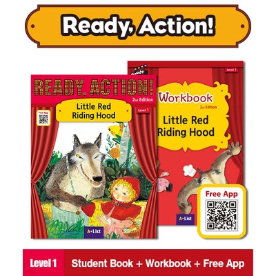 [New] Ready Action Level 1 / Little Red Riding Hood 2E (SB+WB+QR)