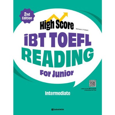 [다락원] High Score iBT TOEFL Reading For Junior Intermediate (2E)