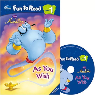 Disney Fun to Read Set 1-04 / As You Wish (Aladdin) (Book+CD)