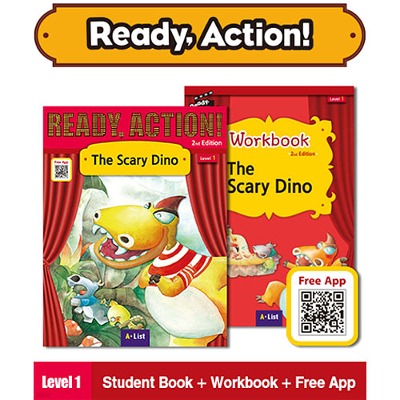 [New] Ready Action Level 1 / The Scary Dino (SB+WB+QR)